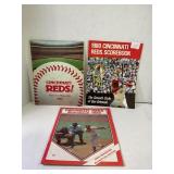 659.  (3) Vintage Cincinnati Reds Scorebooks/Yearb