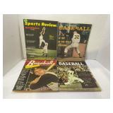 704.  (4) Vintage 1960's Pittsburgh Pirates Magazi