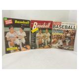 705.  (3) Vintage 1960's Chicago White Sox Magazin