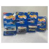 726. Lot of (7) 1990's Hot Wheels Toy Cars NEW