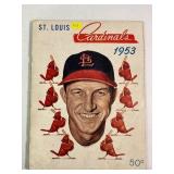 353.  1953 St. Louis Cardinals Yearbook Stan Musia