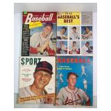 354. (4) Very Old Vintage Stan Musial Vintage Publ