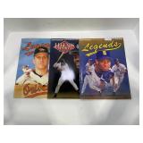 120.  Very Rare Lot of (3) Legends Sports Mem. Mag