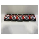 39.  (5) 2025 Donruss Football tins w/2025 Footbal