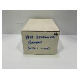 16.  1991 Stadium Club Baseball Set (1-300)