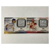 278.  Lot of (2) 2021 Topps 70 Years Patch Cards J