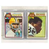 284.  (2) Top 1979 Topps Football Rookie Cards Jam