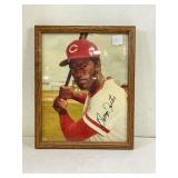 611. Autographed Framed George Foster 8x10 CIncinn