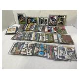 884.  Box Full of Toploaded Football Cards