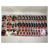 216. (10) UNCUT 1990-91 NBA Hoops Chicago Bulls Ba