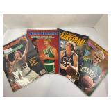 214.  Larry Bird Boston Celtics lot of (4) Magazin