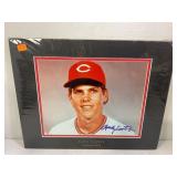 253.  11x14 Matted Rawley Eastwick Cincinnati Reds