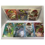 164.  Lot of 7 Jurassic Park Adventures Comics