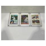 27.  Lot of (3) Chicago Cubs Legends Rookie Cards