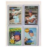 297.  Lot of Ron Santo Chicago Cubs VIntage Topps