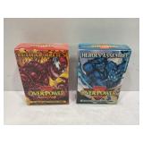 317.  (2) New Sealed Decks Overpower Card Games 19