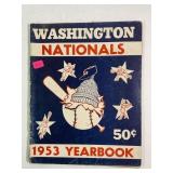 361.  Washington Nationals 1953 Yearbook