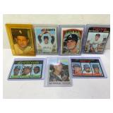 187. Lot of (7) VIntage 1960's, 70's Baseball Card