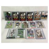 507.  Box of (25) Toploaded Football Cards Stars,