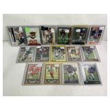 508.  Box of (25) Toploaded Football Cards, Stars,