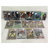 509.  Box of (25) Toploaded Football Cards Starsm