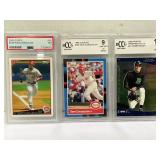 180.  Lot of Graded Cincinnati Reds Baseball Cards