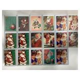 674.  (17) Early 1990's Football Insert Santa/Chri