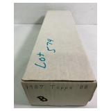 574.  1987 Topps Baseball Complete Set Bonds Jacks