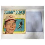 921. Vintage 1960's Topps Johnny Bench Picture