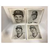 919.  Lot of Pete Rose Cincinnati Reds Head Shots/