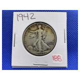 1942 WALKING LIBERTY HALF DOLLAR