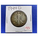 1944-D WALKING LIBERTY HALF DOLLAR