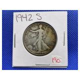 1942-S WALKING LIBERTY HALF DOLLAR