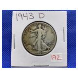 1943-D WALKING LIBERTY HALF DOLLAR