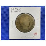 1903 BARBER HEAD HALF DOLLAR