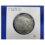 1923-D PEACE DOLLAR