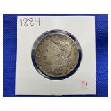 1884 MORGAN SILVER DOLLAR