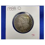 1888-O MORGAN SILVER DOLLAR