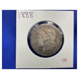 1888 MORGAN SILVER DOLLAR