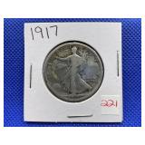 1917 WALKING LIBERTY HALF DOLLAR