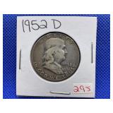1952-D FRANKLIN HALF DOLLAR