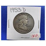 1953-D FRANKLIN HALF DOLLAR