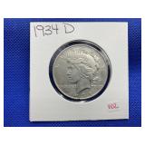 1934-D PEACE DOLLAR