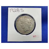 1928-S PEACE DOLLAR