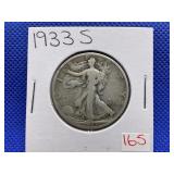 1933-S WALKING LIBERTY HALF DOLLAR