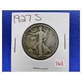 1927-S WALKING LIBERTY HALF DOLLAR