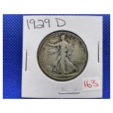 1929-D WALKING LIBERTY HALF DOLLAR