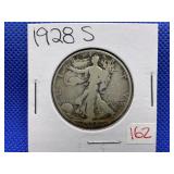 1928-S WALKING LIBERTY HALF DOLLAR