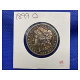 1899-0 MORGAN SILVER DOLLAR - GREAT TONING