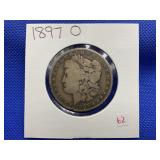 1897-O MORGAN SILVER DOLLAR